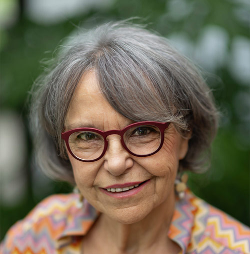 Schrijfster Brigitte Raskin